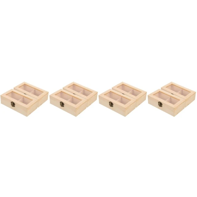 Aufbewahrungsbox Aus Holz Vintage-Schmuck Schmuckbehälter Schmuckschatulle Acryl