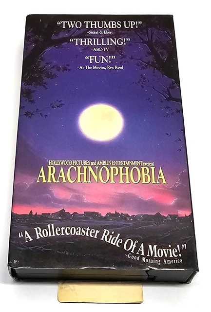 ARACHNOPHOBIA VHS 1991 John Goodman Julian Sands Proof Of Purchase On ...