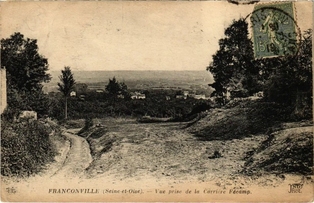 CPA FRANCONVILLE - Vue prise de la Carriere (107284)