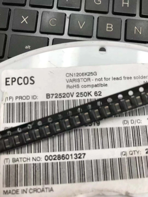 B72520E0250K062 Varistor 25 V  1206 [3216 Metric] (10PCS)