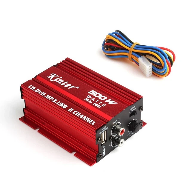 Amplificateur Voiture 4 Canaux Keenso – Puissance Stéréo, Dissipation Aluminium, Protection Surchauffe & Courts-Circuits