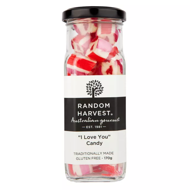 Random Harvest I love You Candy 170g Australian Gourmet Gluten Free