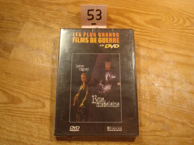DVD : 13 RUE MADELEINE - James Cagney - Guerre  /  Neuf
