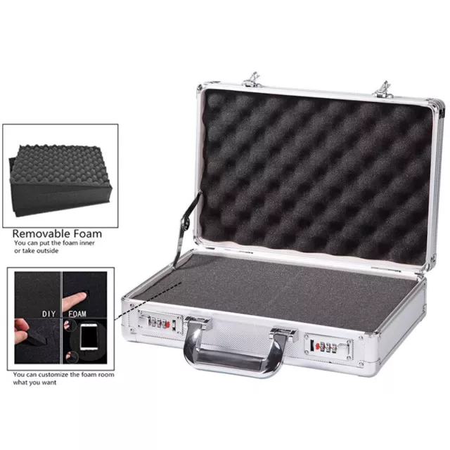 8 Waterproof Hard Case Dry Box Travel Shockproof Camera Lens Customizable  Foam