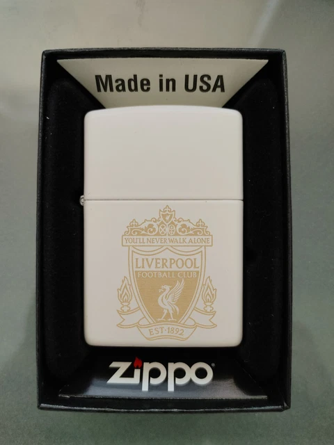 Custom Liverpool FC Zippo Lighter Football Soccer Club EPL New w/ Box
