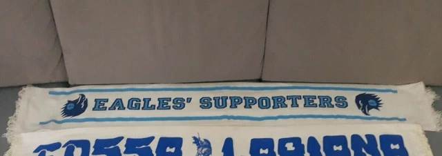 Écharpe De Supporter Ultras Eagles Lazio - Années 80 - Occasion - Couleur Principale Bleu