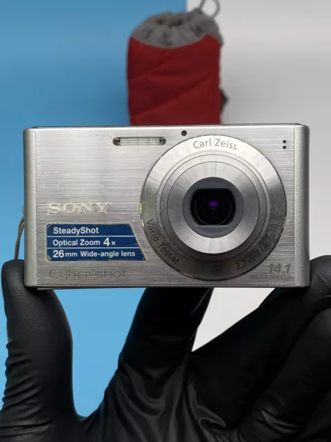 Sony Cyber-shot DSC-W320 14.1MP Digital Camera - Silver