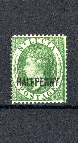 St Lucia 1882 1/2d Opt Sg 25 MH