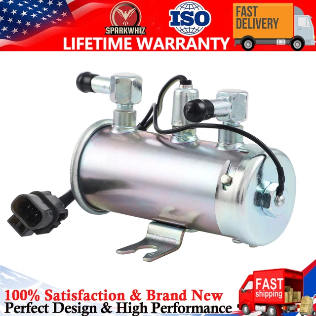 New 24V Electric Universal Petrol Diesel Fuel Pump Facet Silver Style Tractor US