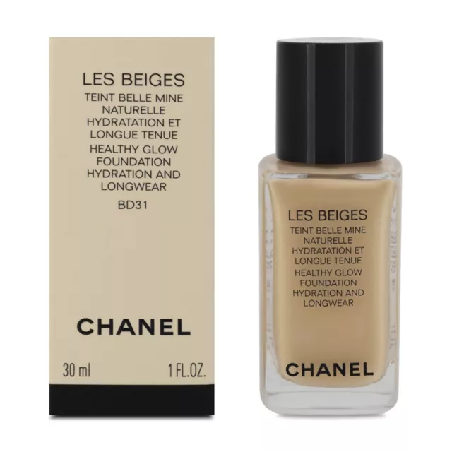 CHANEL LES BEIGES HEALTHY GLOW FOUNDATION- Shade No. 40 £12.50 - PicClick UK