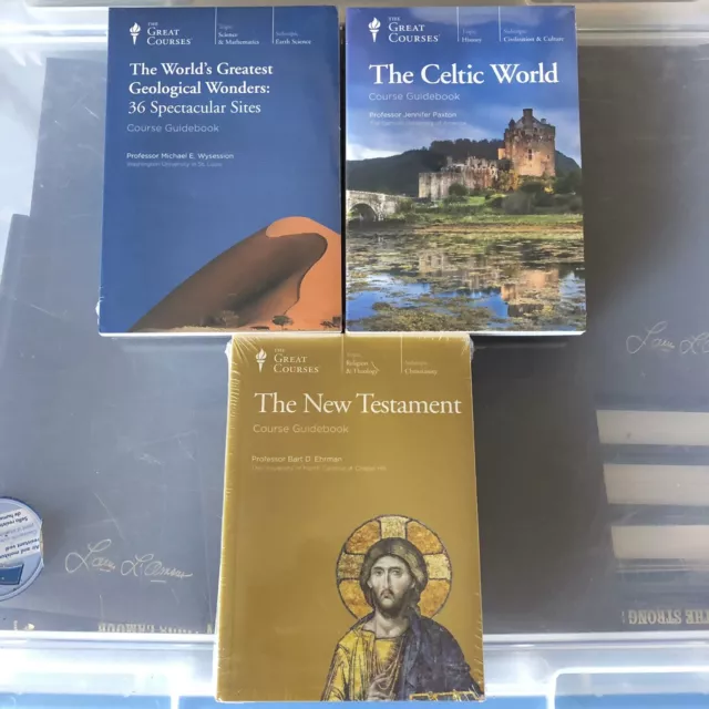 The Great Courses DVD Guidebook Celtic World Geological Wonder New Testament Lot