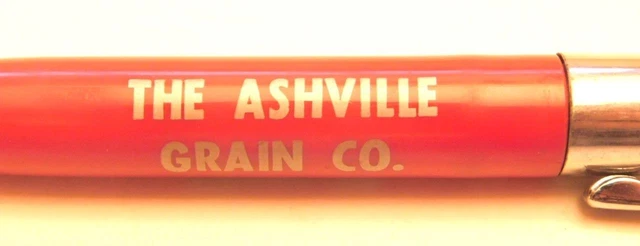 The Ashville Grain Co. Mechanical Ad Pencil Ashville Ohio Early Phone #14 Tray21