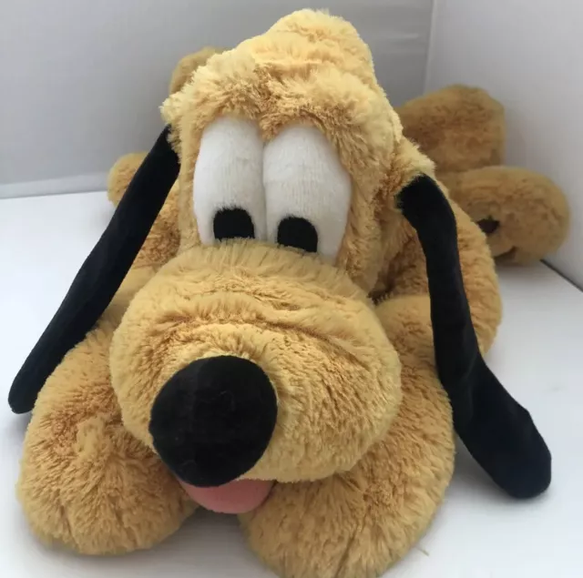 Disneyland Resort Pluto Plush Soft Toy Official Walt Disney Dog Approx 18”