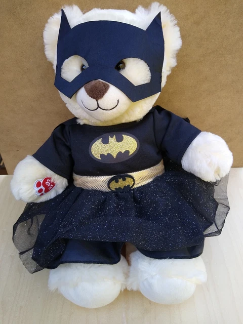 Build a Bear BATGIRL with Mask Cape Top Tutu Skirt 18”