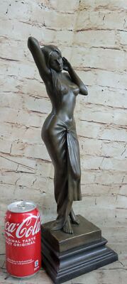 Aldo Firmato Originale Aldo Vitale 1920 Stile Modello Bronzo Scultura Marmo Statua Di 