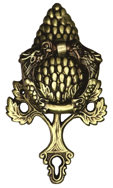 Tree Shape Door Bell Vintage Style Handmade Solid Brass Door Knocker Home Décor