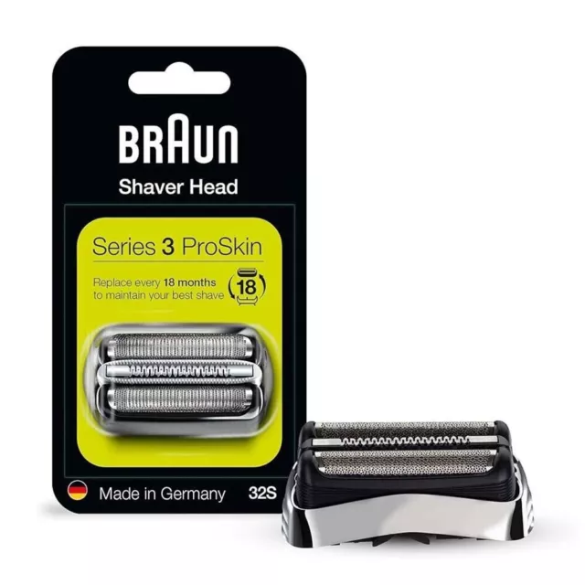 Braun Series 3 32S/32B Electric Shaver Replacement Head, Electric Shavers Head