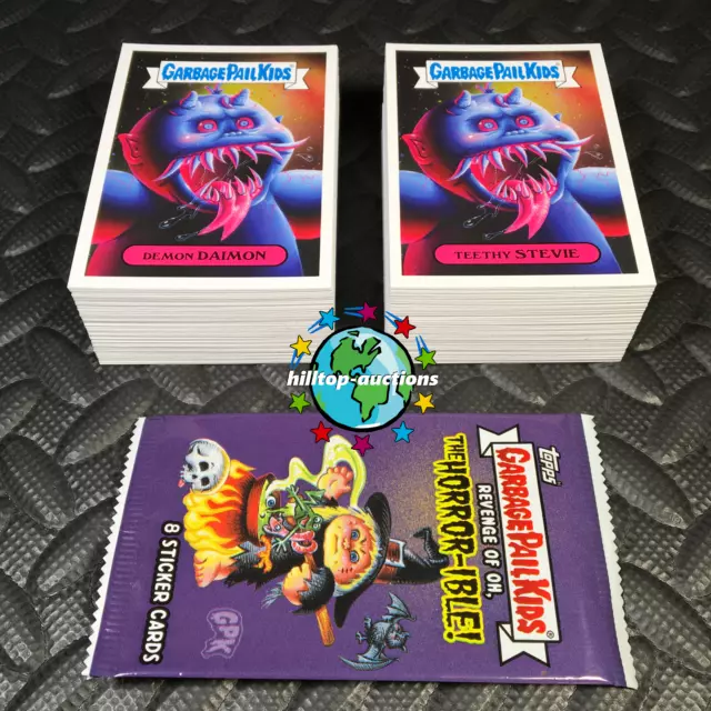 Garbage Pail Kids Revenge Of Oh, The Horror-Ible 2019 200-Card Set+Promo+Wrapper