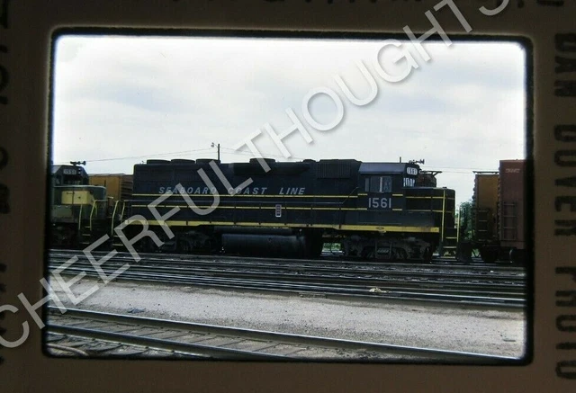 Original '72 Kodachrome Slide SCL Seaboard Coast Line 1561 GP40 Birmingham 24Q55