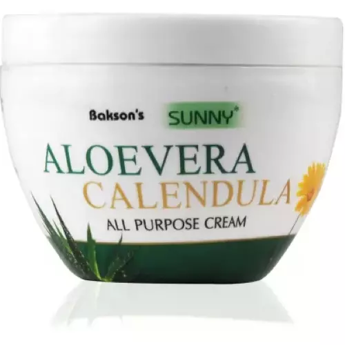 Sunny Aloe Vera Caléndula Crema 125 Gm All Herbals Loción Propósito... 2