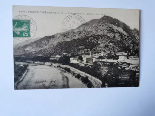 CPA 06 PUGET-THENIERS - Vue Générale - Vallée du Var