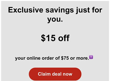 Staples $15 off your online order of $75 or more coupon