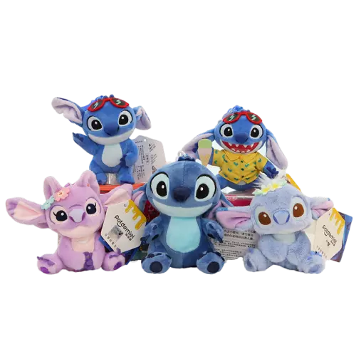 NEW Official Disney Lilo AND Stitch Soft Plush Toy Soft Stuffed Doll Xmas Gift