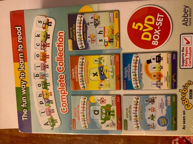 ALPHABLOCKS COLLECTION DVD Box Set Volumes 1-5 CBeebies