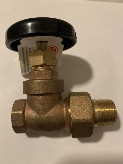 LEGEND VALVE T-435YB Radiator Gate Valve 1/2" T-435YB RADIATOR GATE