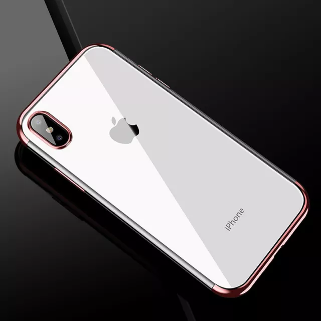 Slim Clear Transparent cute Case Cover for iPhone Xs Max XR 7 8 Plus