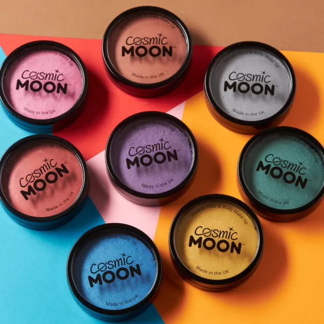 Cosmic Moon - Metallic Pro Face & Body Paint Cake Pots - Available in 8 colours!