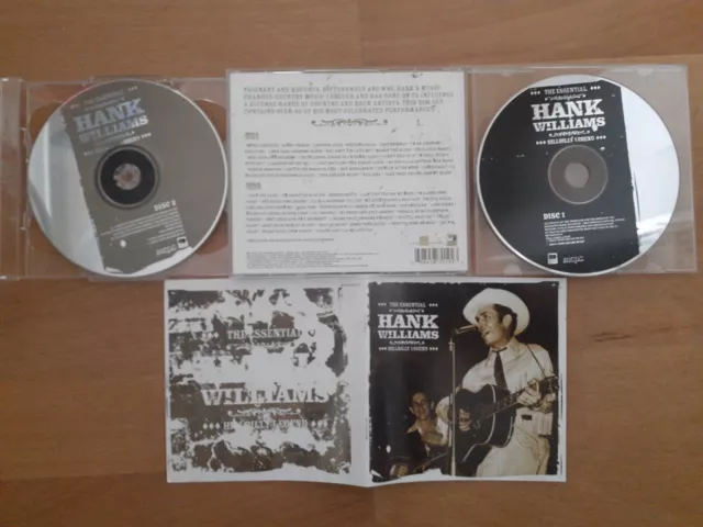 2-CD-Set HANK WILLIAMS Sr. The Essential - Hillbilly Legend alle 52 Hits