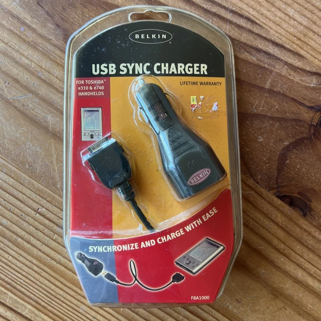 Belkin USB Sync Charger w/USB CLA for Toshiba e310/e740