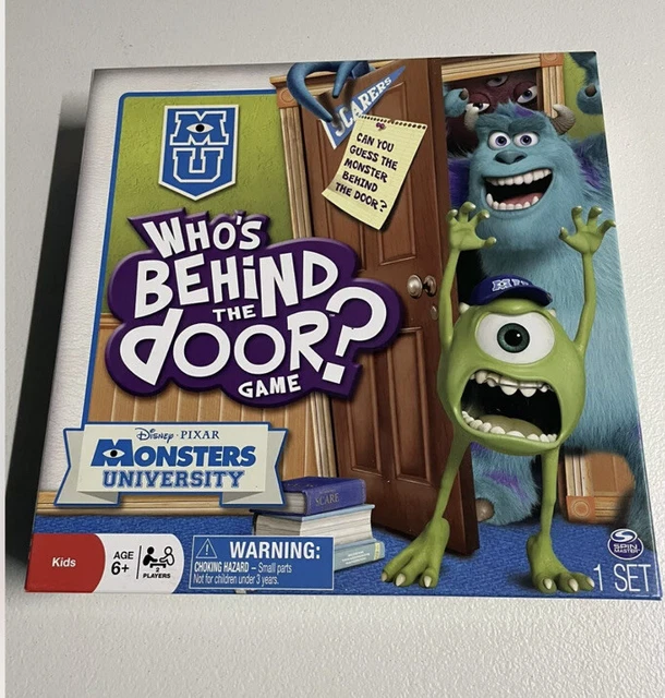 DISNEY PIXAR Monsters University Who's Behind the Door? Board Game