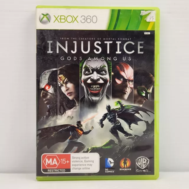 Injustice: Gods Among Us Xbox 360 Videogame 2013 Warner Bros Games DC Fighting