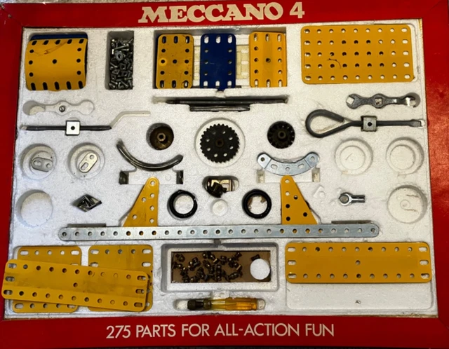 Boîte Meccano N°4 De 1969 - Réf 204 N "Le Service Aéroport", Tôle, France