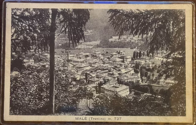 Cartolina D' Epoca-Male' (Trento) Val Di Sole Viaggiata 1937