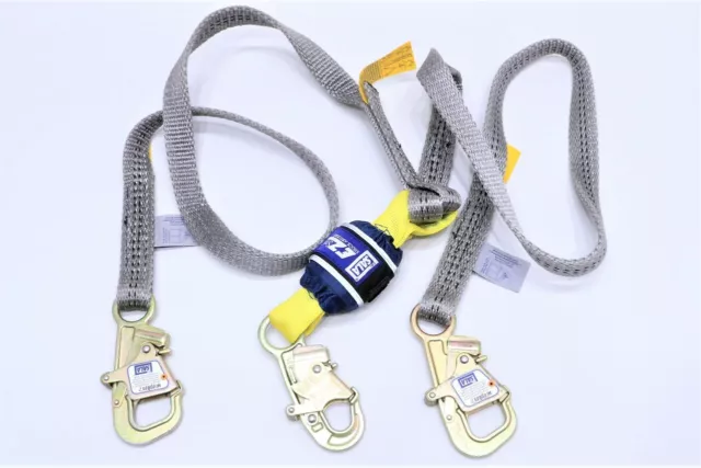 * NEW 3M DBI SALA WRAPBAX 2 1246080 GRAY LANYARD 6 ft, 310 lbs