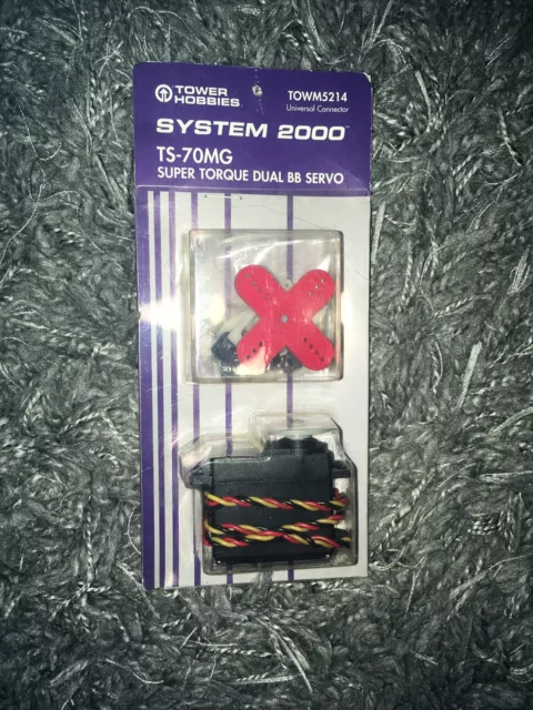 Tower Hobbies System 2000 TS-70MG Super Torque Dual BB Servo TOWM5214
