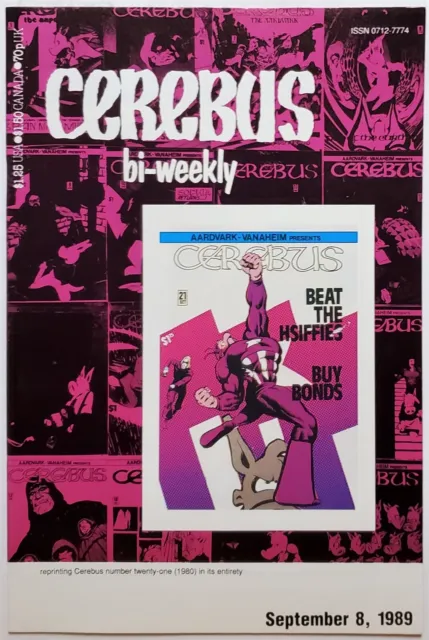 Cerebus Bi-Weekly #21 (Sept 1989, Aardvark-Vanaheim) VF/NM