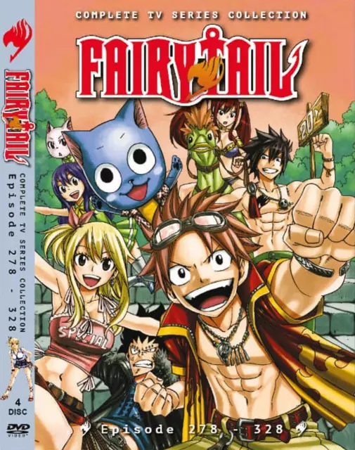 Dvd Anime Fairy Tail TV Complete Series Box Set Epi. 1 - 328 end + 2 Movies  Free DHL Express Shipping