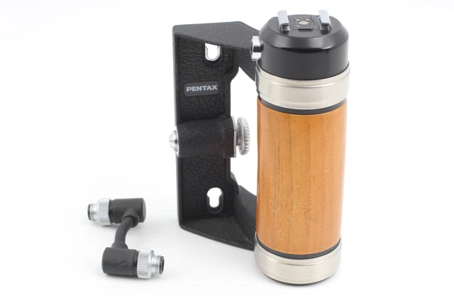 [N Mint Avec / Synchro Cordon] PENTAX Bois Poignée de Main Pour 6x7 67 67II