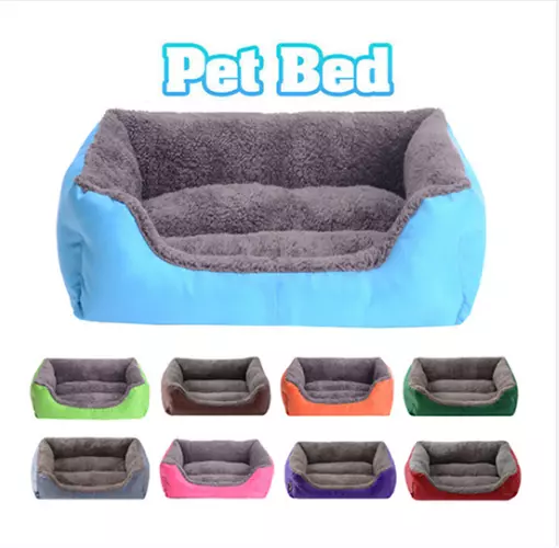 Dog Pet Cat Calming Bed Beds Large Mat Comfy Puppy Washable Fluffy Cushion Plush