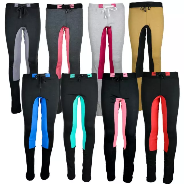 Kinder Reitleggings Leni Reit Jogginghose Reithose Vollbesatz B-Ware