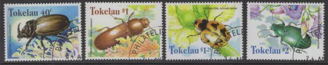 Tokelau Islands Sg278/81 1998 Beetles Fine Used