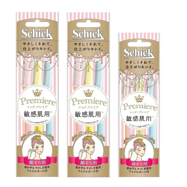 Schick 3 piezas x 2 Premier Sensitive Skin L Cocoon Desechable 3 x 1 paquete