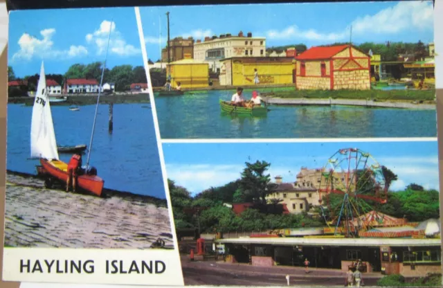 England Hayling Island Langstone Harbour Boating Lake etc - unposted