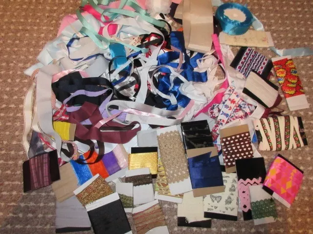 Job Lot Ribbons and Tapes- Lots of colours and various lengths & widths