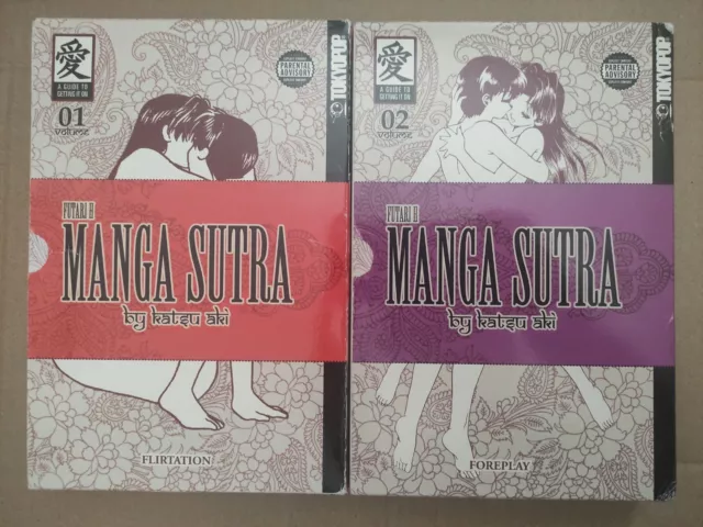 The Manga Sutra Futari H Vol 1 & 2, English Manga, Katsu Aki