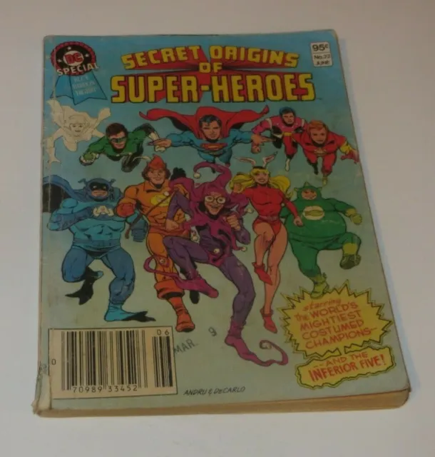 Secret Origins Of The Legion Of Super-Heroes 22 & Villains Too Comic Digest 1982